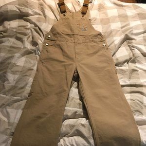 Carhartt WIP Bib Overall - Dusty Hamilton Brown - 31x32